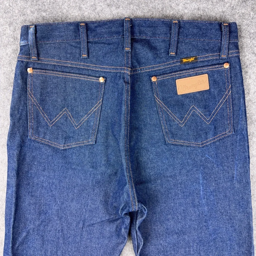 Wrangler Jeans Mens 34x33 Blue 13MWZ Cowboy Cut Original Fit Western Rodeo Denim